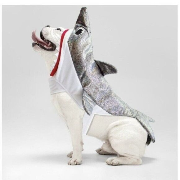 Dog Great White Shark Halloween Costume Cat Halloween Size XS Small Pet New - Picture 2 of 13